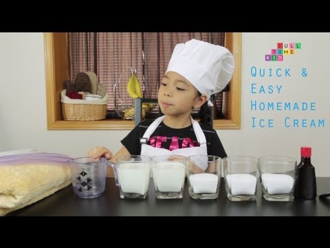 Easy Homemade Ice Cream | Full-Time Kid | PBS Parents